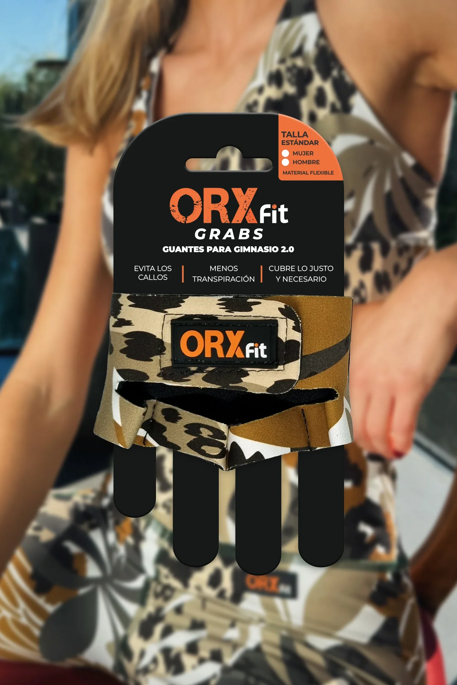 GUANTES PESAS GRAB PRINT AMAZONIA SUNSET - Imagen 3