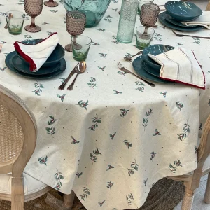 Mantel Panamá Lino Navidad - Merry Christmas