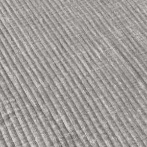 Tejido Chenilla Mosul Pana Gruesa Gris