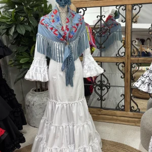 Vestido Córdoba Blanco T.46