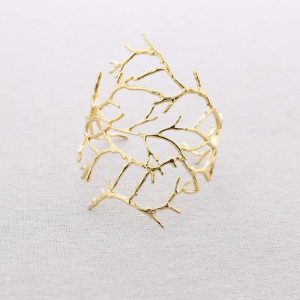 Brazalete Coral Oro