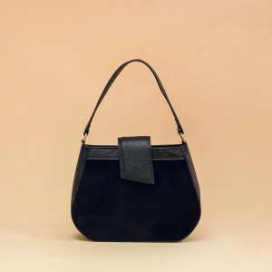 Bolso Piel Saddle Negro