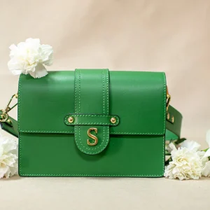 Bolso Piel New York Verde