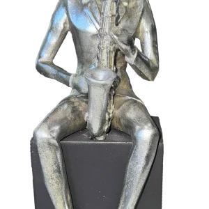 TROFEO MUSICO SAXOFÓN 25X10 CM