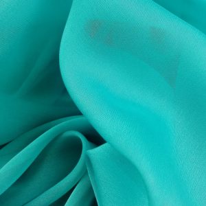 Tejido Gasa Textura Verde Azulado