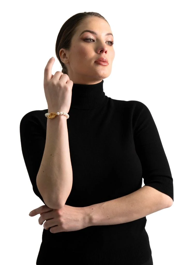 Pulsera Mariposa con Perlas - Imagen 6