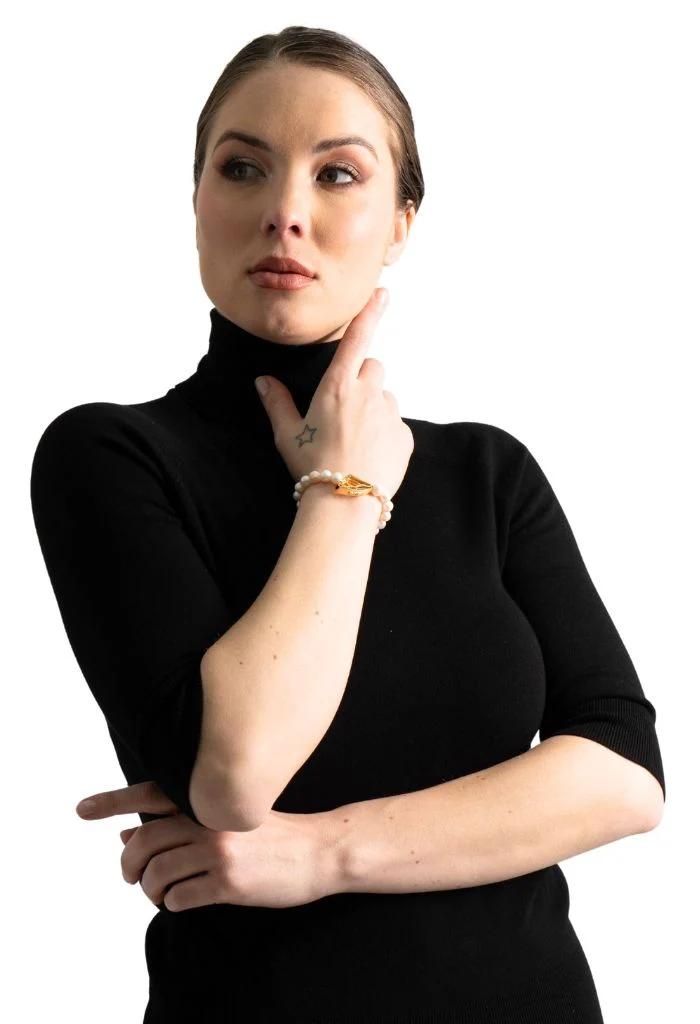 Pulsera Mariposa con Perlas - Imagen 7