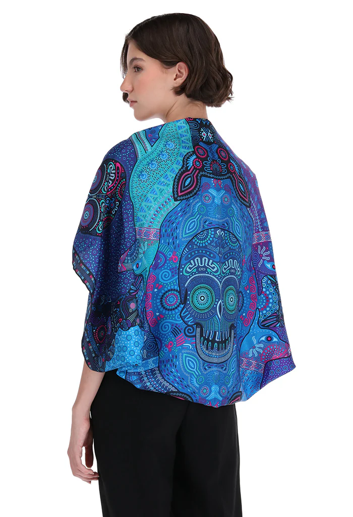 Mascada Día de Muertos Mictlán 90 cm - Imagen 3