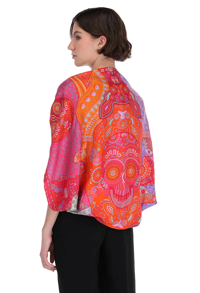 Mascada Día de Muertos Mictlán 90 cm - Imagen 7