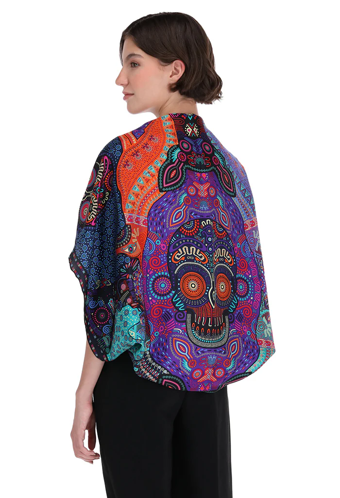 Mascada Día de Muertos Mictlán 90 cm - Imagen 9