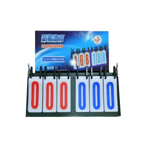 Tablero Marcador de 6 Dígitos Manual - Scoreboard