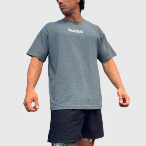 Polera over size Konko profe joako gris