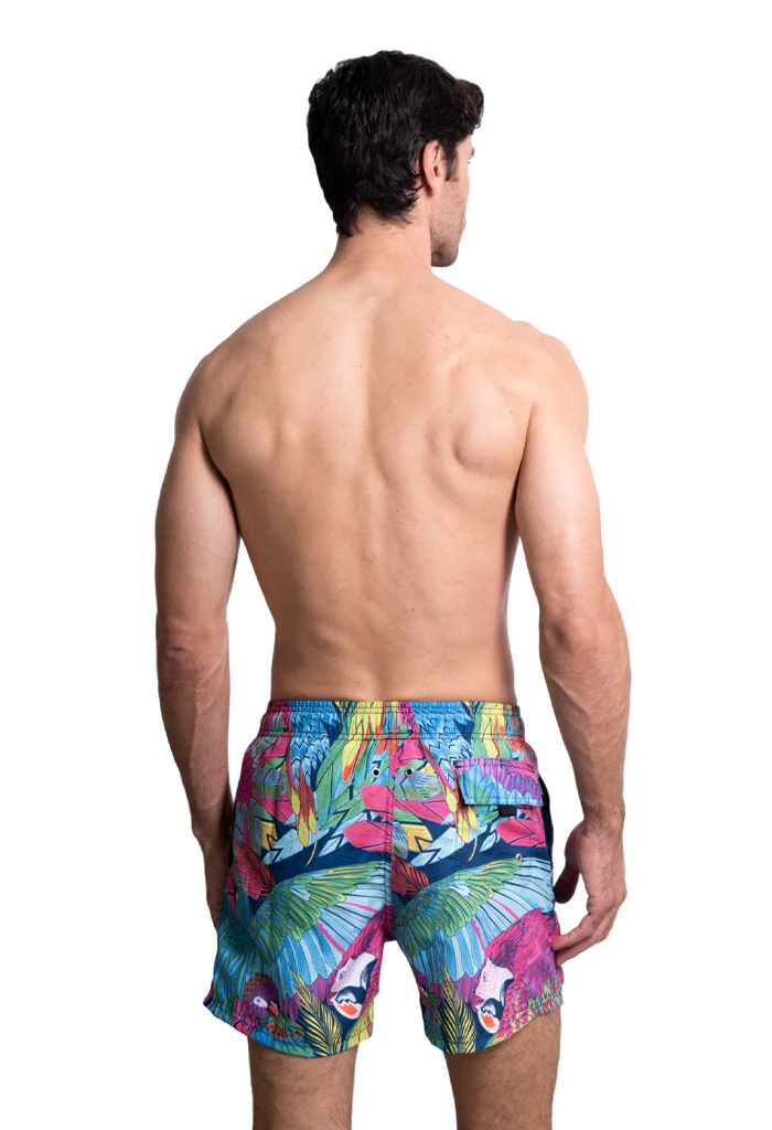 Traje de Baño Amaxtlatl Guacamaya Rosa - Imagen 9