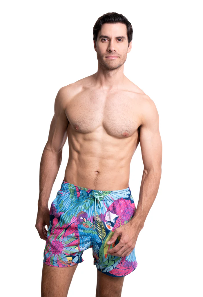 Traje de Baño Amaxtlatl Guacamaya Rosa - Imagen 5