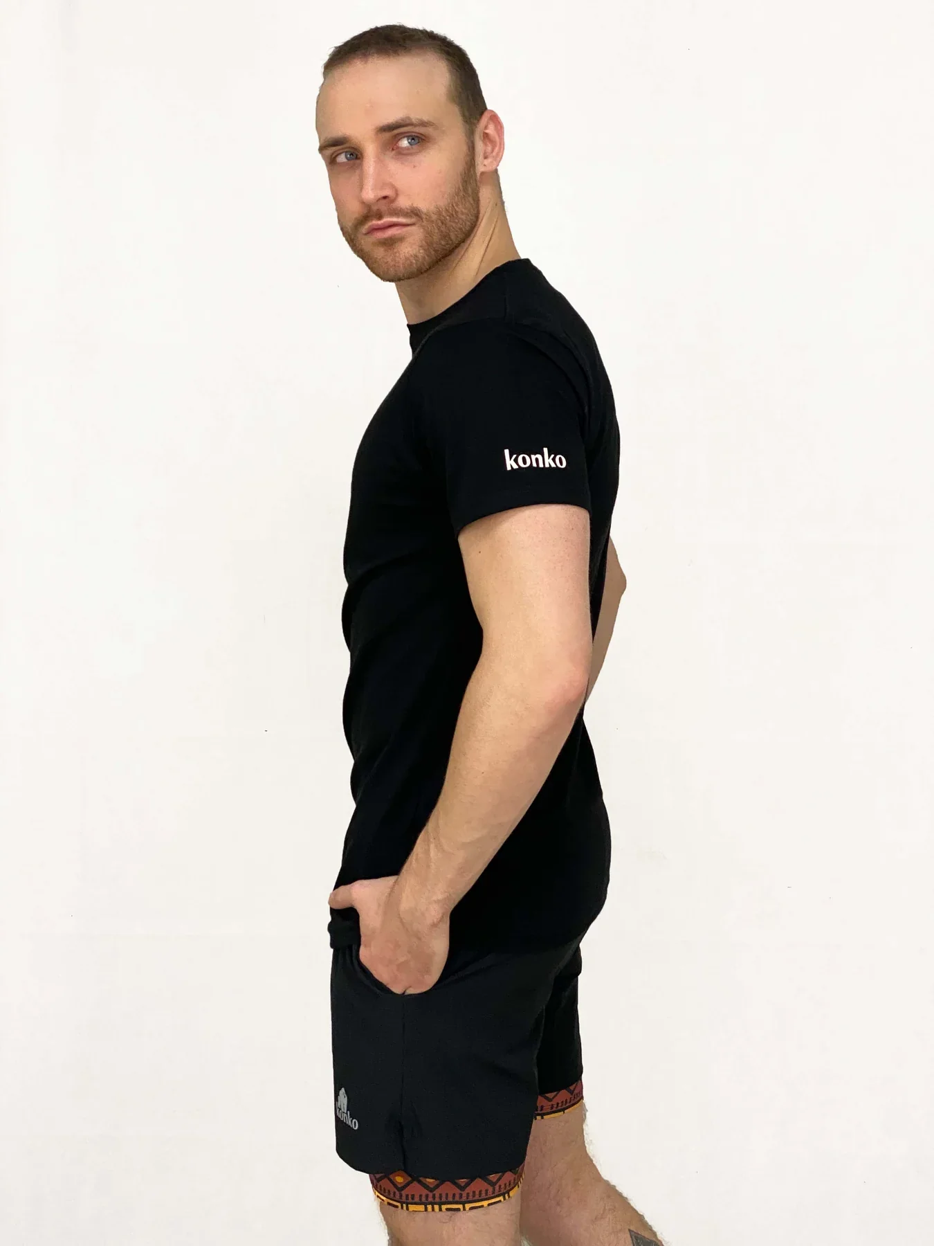 Polera Konko Algodon Clasica Negra - Imagen 5