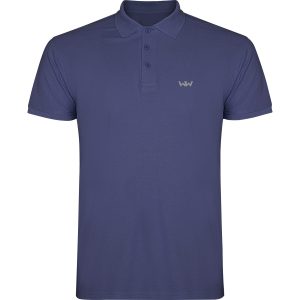 Polo Logo Bordado hombre SEAWW Azul Denim
