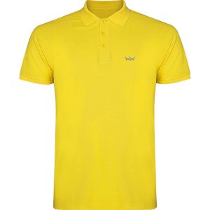 Polo Logo Bordado Niños SEAWW Amarillo