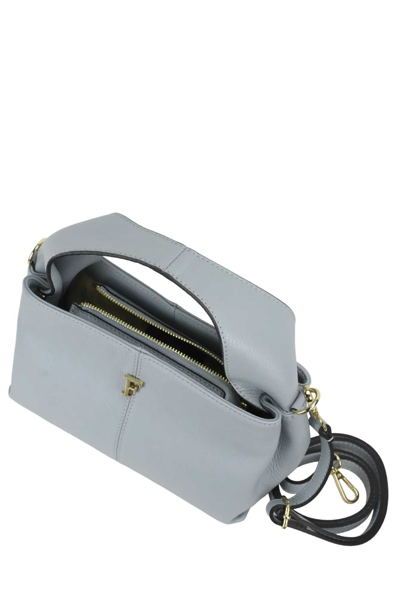 Bolso Piel Azul Claro Matilda Personalizado - Imagen 8