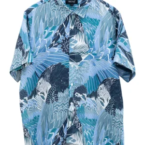 Camisa Lino Guacamaya Azul