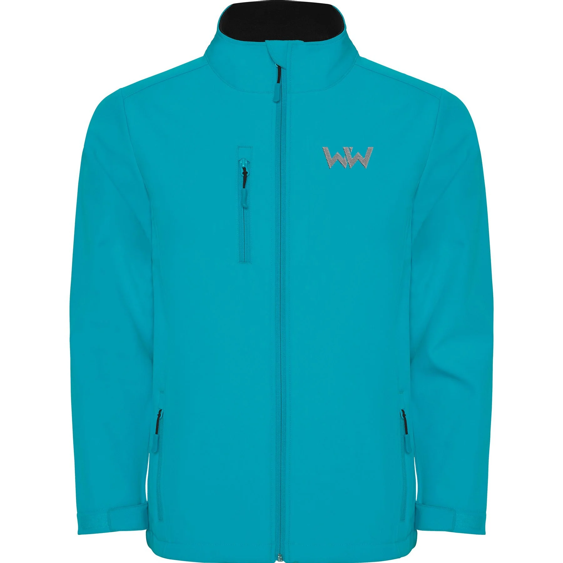 Softshell Logo Bordado niños MOUNTAIN Agua Marina