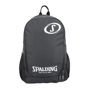 MOCHILA LOGO SPALDING 25L GRIS / BLANCO