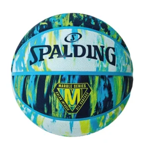 BALON BASQUETBOL SPALDING MARBLE SERIES AZ/BL/AM N°7