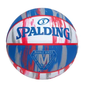 BALON BASQUETBOL SPALDING MARBLE SERIES RJ/BL/AZ/ GR N°7