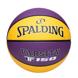 BALON BASQUETBOL SPALDING VARSITY TF150 PÚRPURA/DORADO  N°7