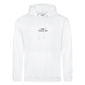 Sudadera con capucha ABSTRACT FACE Unisex Blanca