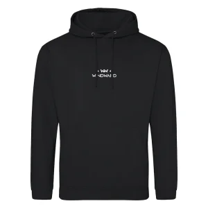 Sudadera con capucha ABSTRACT FACE Unisex Negra