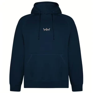 Sudadera Orgánica con capucha EMBRO Logo Bordado Unisex Marino