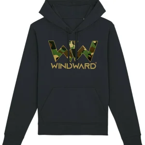 Sudadera con capucha Orgánica HIDDEN Negra Unisex