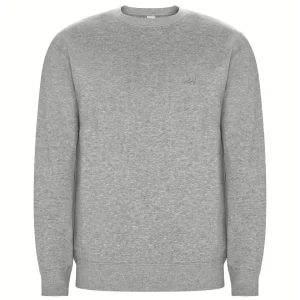 Sudadera Orgánica EMBRO Logo Bordado Unisex Gris