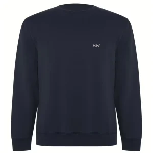 Sudadera Orgánica EMBRO Logo Bordado Unisex Marino