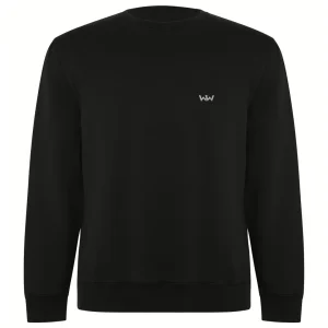 Sudadera Orgánica EMBRO Logo Bordado Unisex Negra