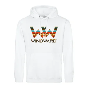 Sudadera con capucha BOHO hombre Blanca