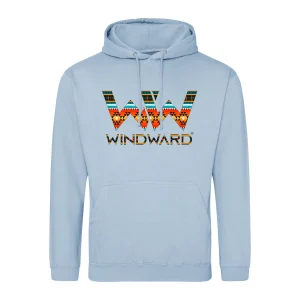 Sudadera con capucha BOHO hombre Celeste