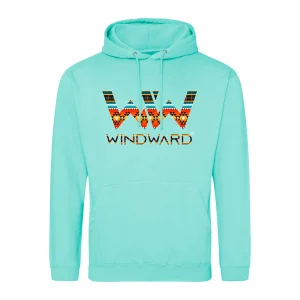 Sudadera con capucha BOHO hombre Verde Agua