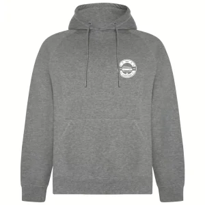 Sudadera Orgánica con capucha SOULSET CAMPER Unisex Gris
