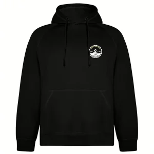 Sudadera Orgánica con capucha SOULSET SURF Unisex Negra
