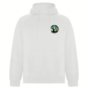 Sudadera Orgánica con capucha SOULSET SURFWOMAN Unisex Blanca
