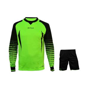 Set Arquero Bremen Amarillo Neon/Negro Talla M