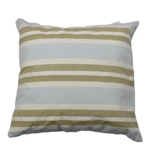 Cojín Rústico Líneas Mostaza