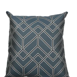 Cojín Geométrico Azul