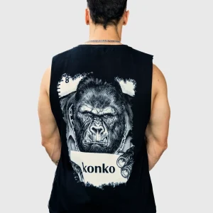 Sudadera Tank Wild Rage Negra konko