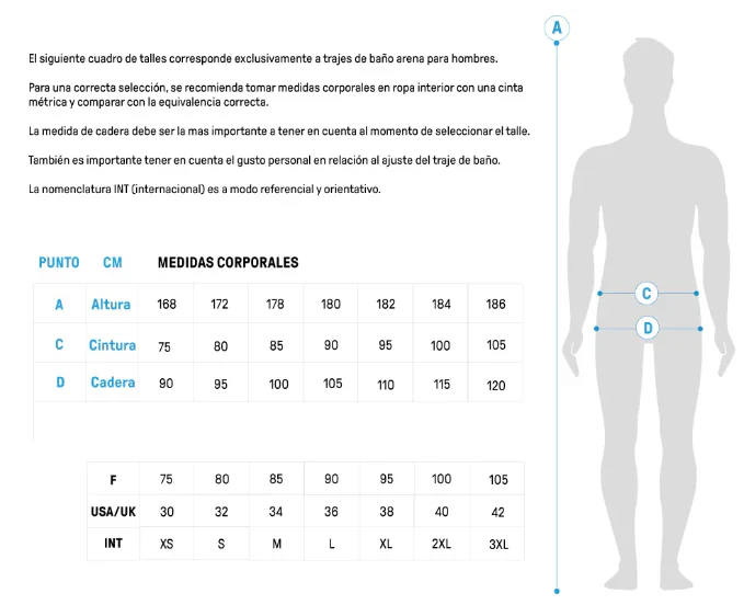 TRAJE DE BA脩O HOMBRE ARENA THREEFOLD - Imagen 7
