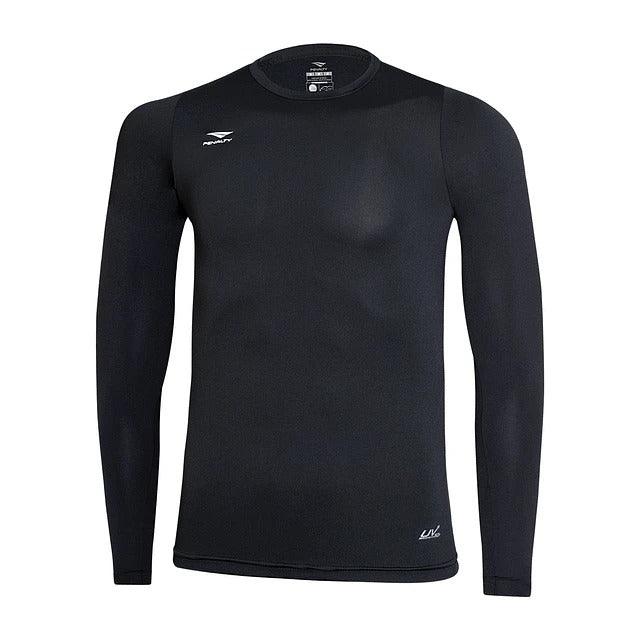 PRIMERA CAPA POLERA PENALTY MATIS MANGA LARGA NEGRO