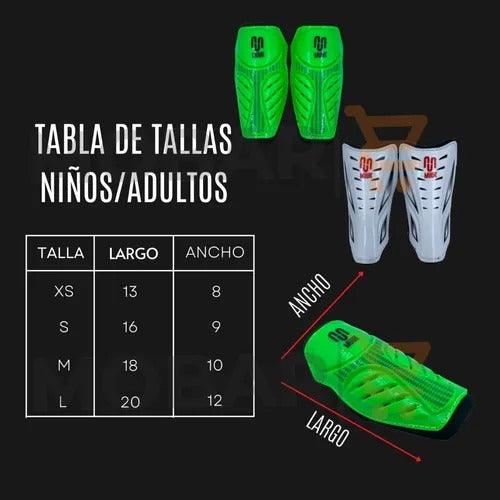 Canillera de Fútbol MUUK PRO XXIII BLANCA - Imagen 5