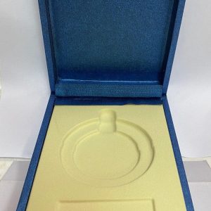 PORTA MEDALLA AZUL PARA 5CM CON PLACA