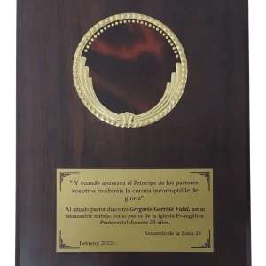 GALVANO MADERA 2536-0 25 X 20 CM